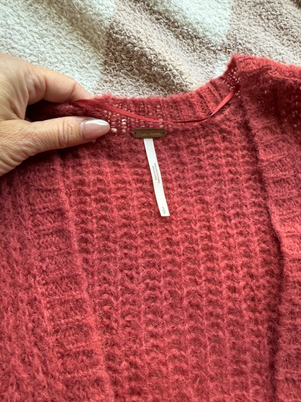 Free People Rust Cardigan Size Small - Picture 2 of 2